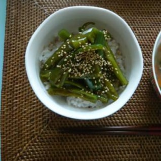 タモリさんのピーマン丼